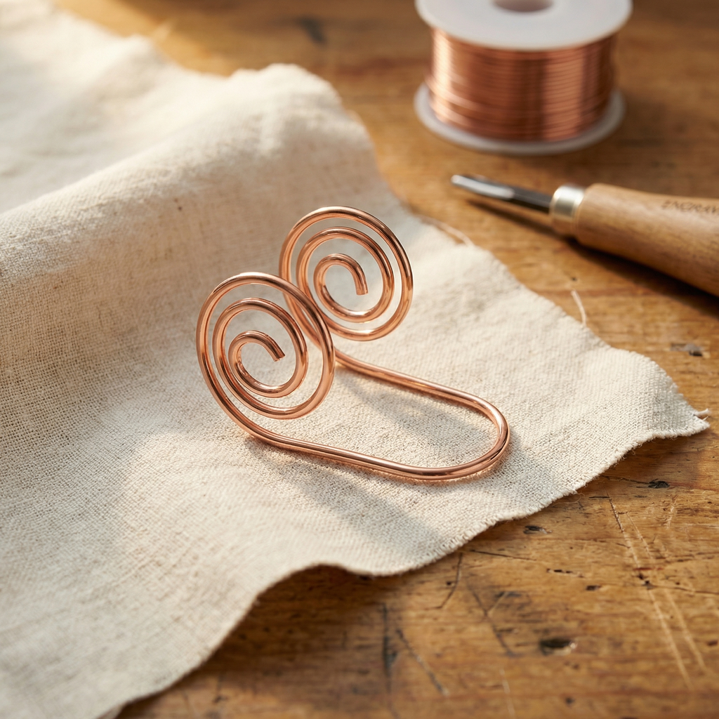 Spirale a Mano in Rame di Vera
