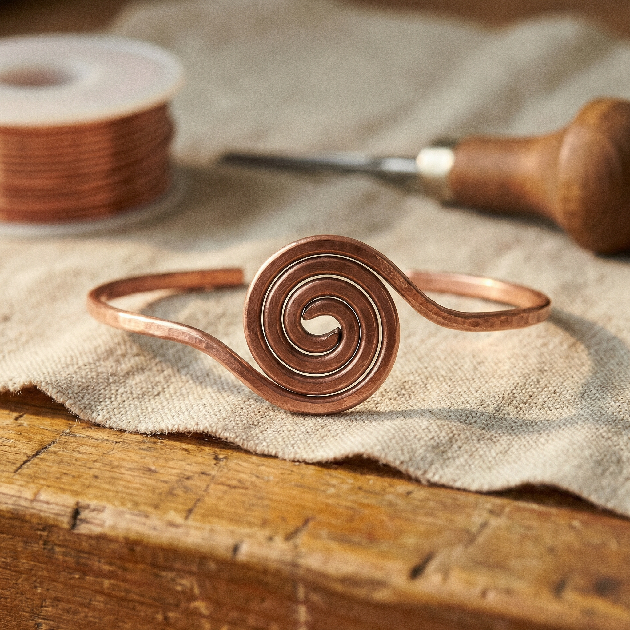 Bracciale alla caviglia in rame di Vera