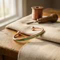 Bracciale in Rame e Giada di Vera