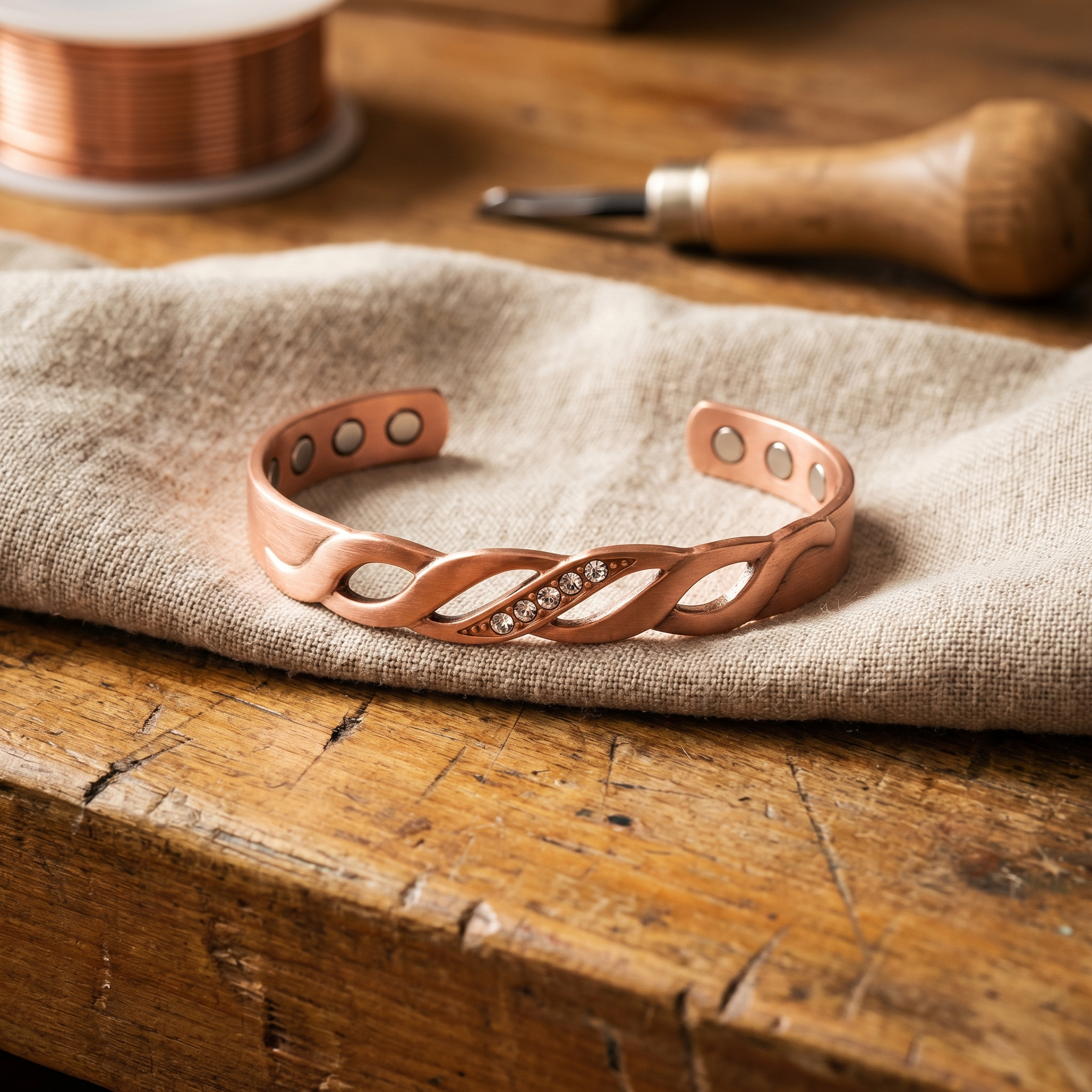 Bracciale in Rame Seam di Vera