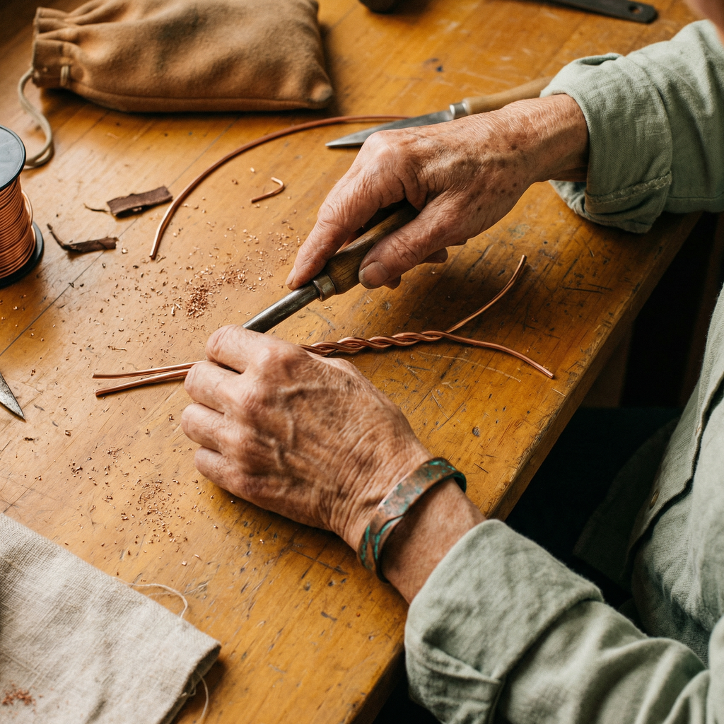 Bracciale in Rame Seam di Vera