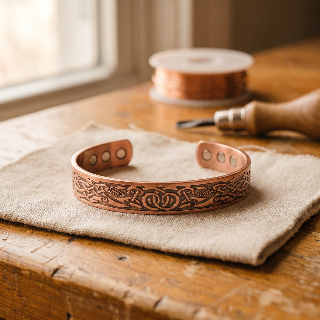 Bracciale in Rame Muschio di Vera