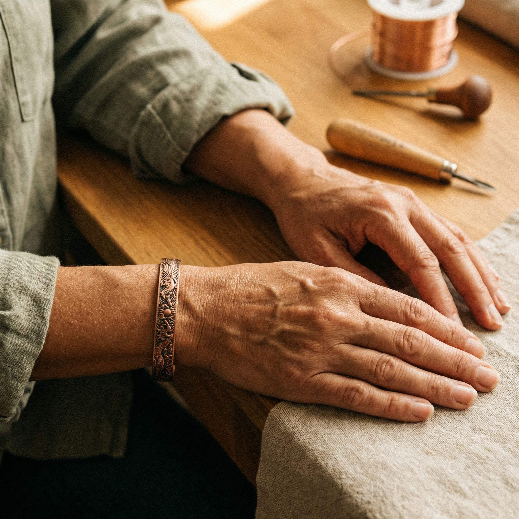 Bracciale in Rame Loam di Vera