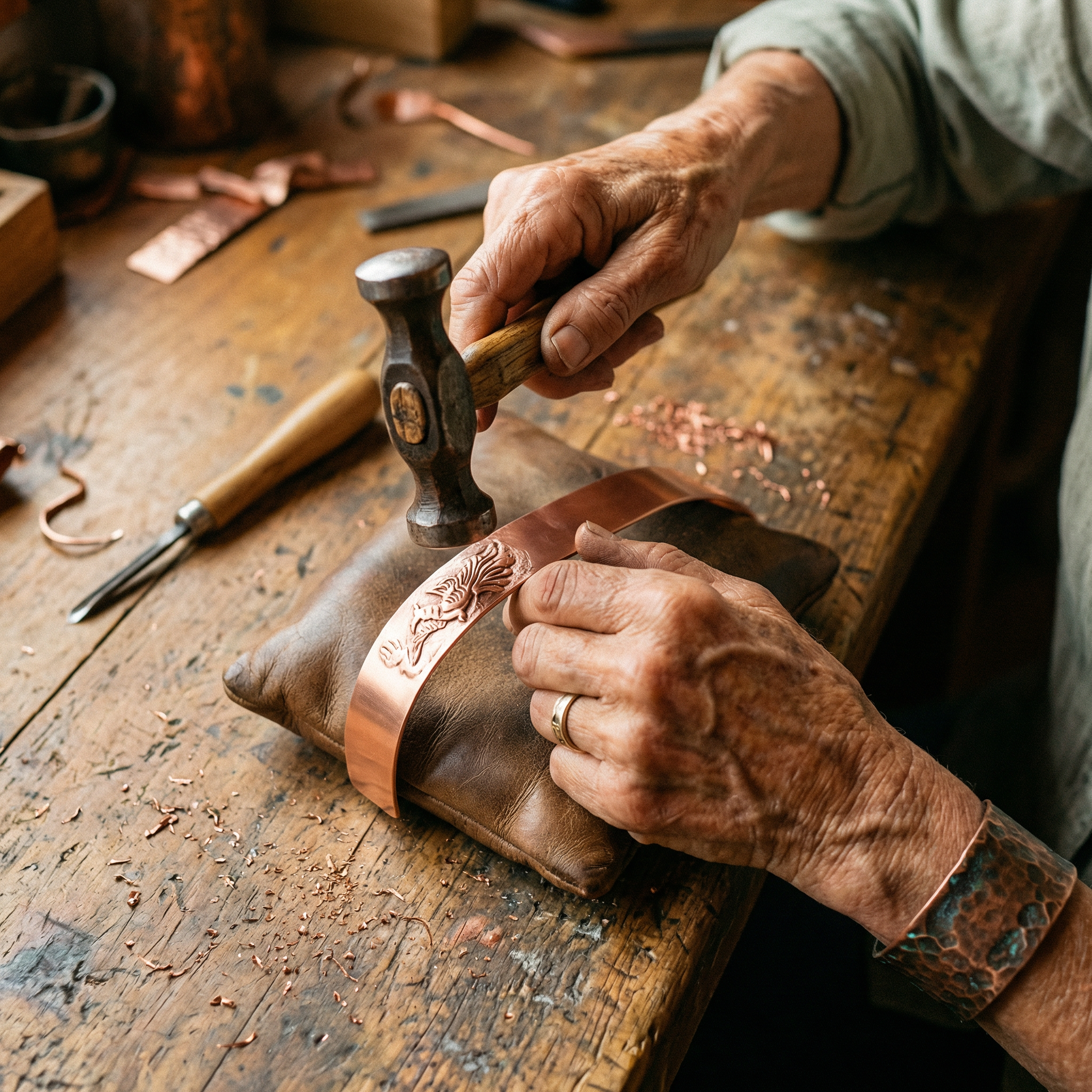Bracciale in Rame Loam di Vera