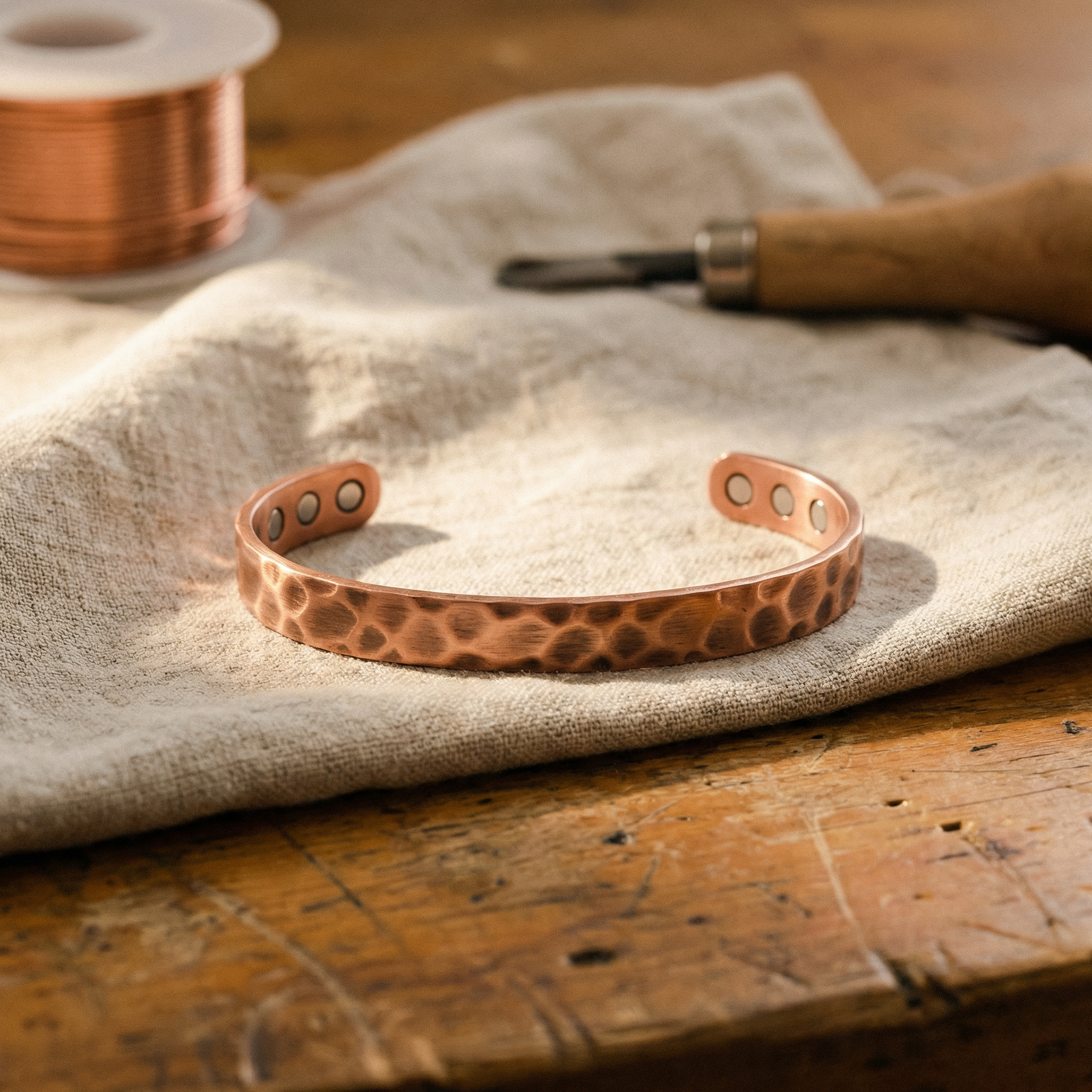 Bracciale in Rame Vera's Furrow