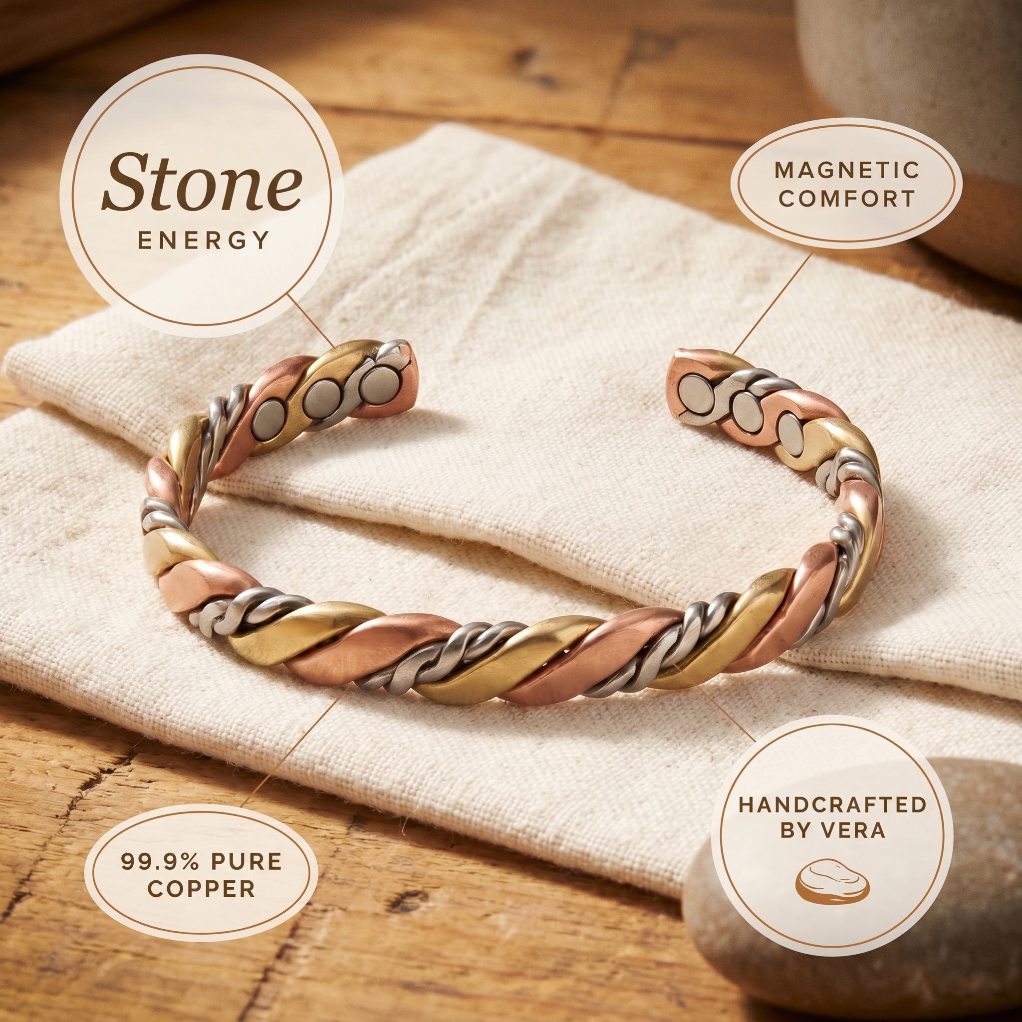 Bracciale in Rame di Vera