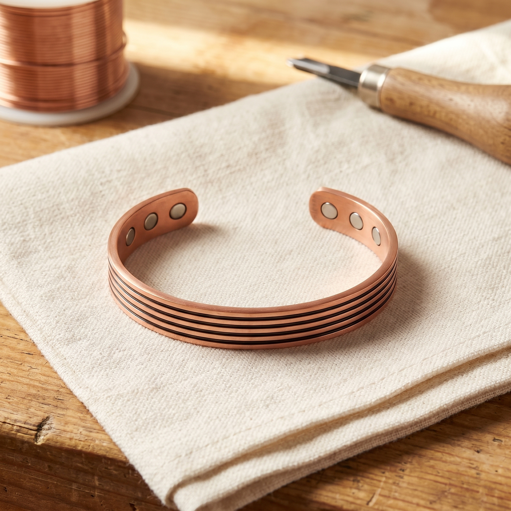 Bracciale in Rame di Salvia di Vera