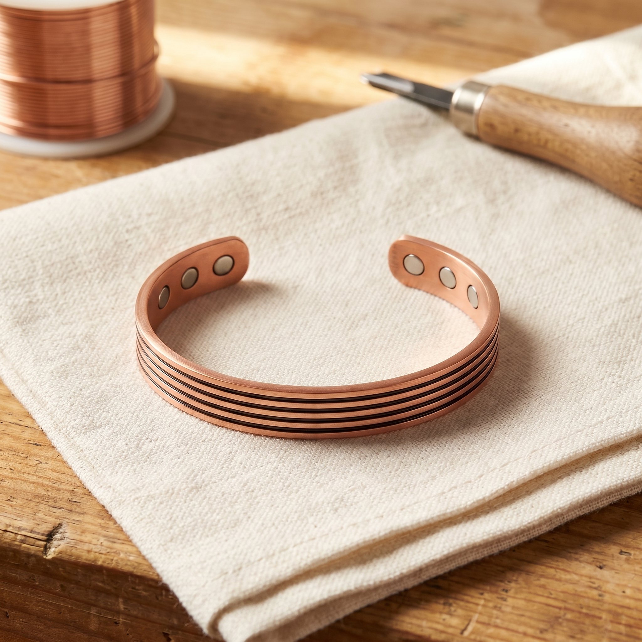 Bracciale in Rame di Salvia di Vera