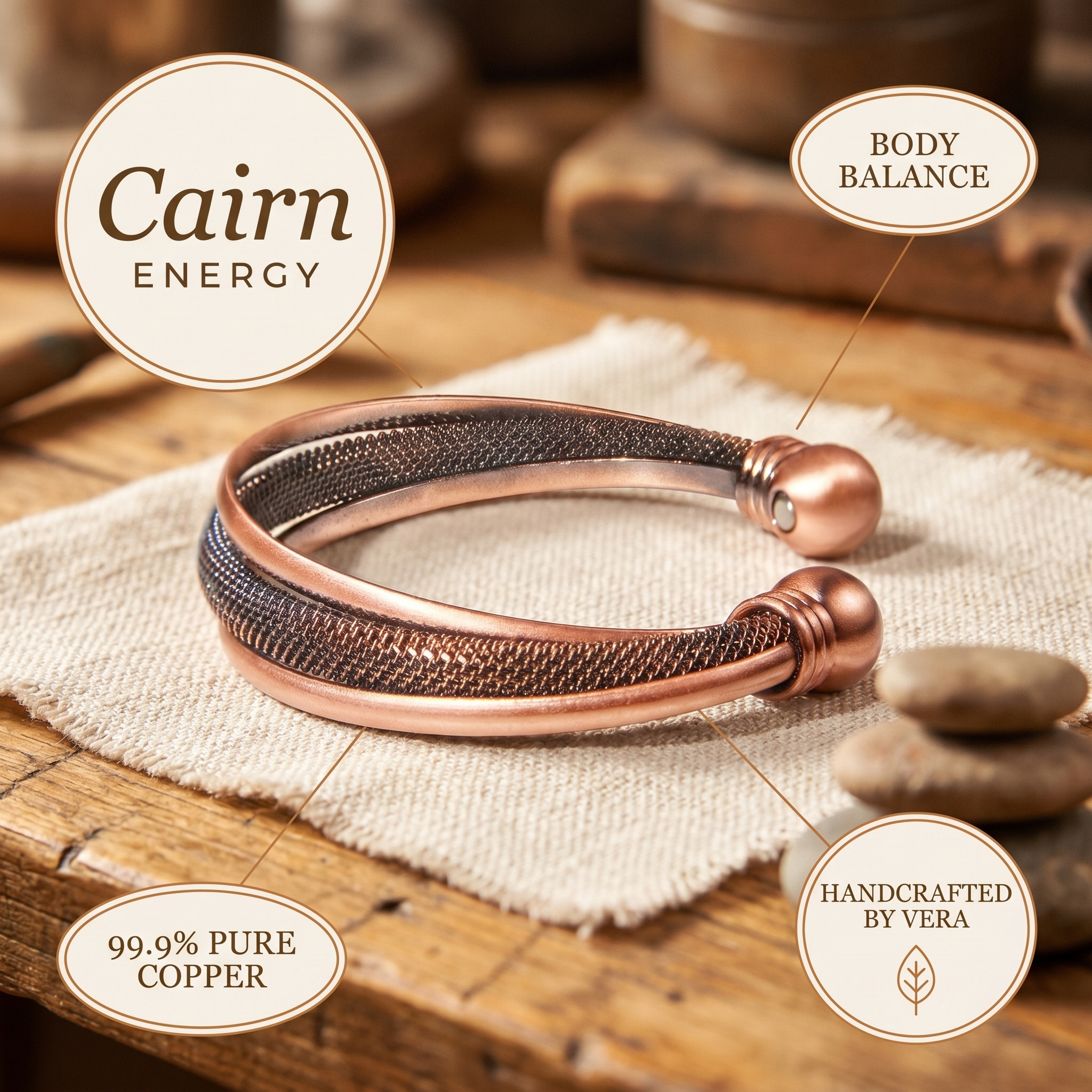 Bracciale in Rame di Vera