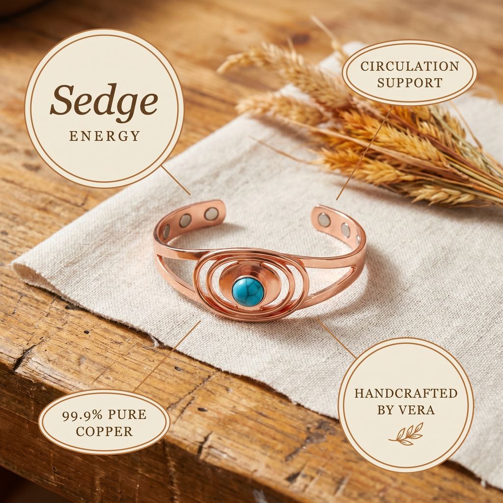 Bracciale in Rame di Vera's Sedge Copper