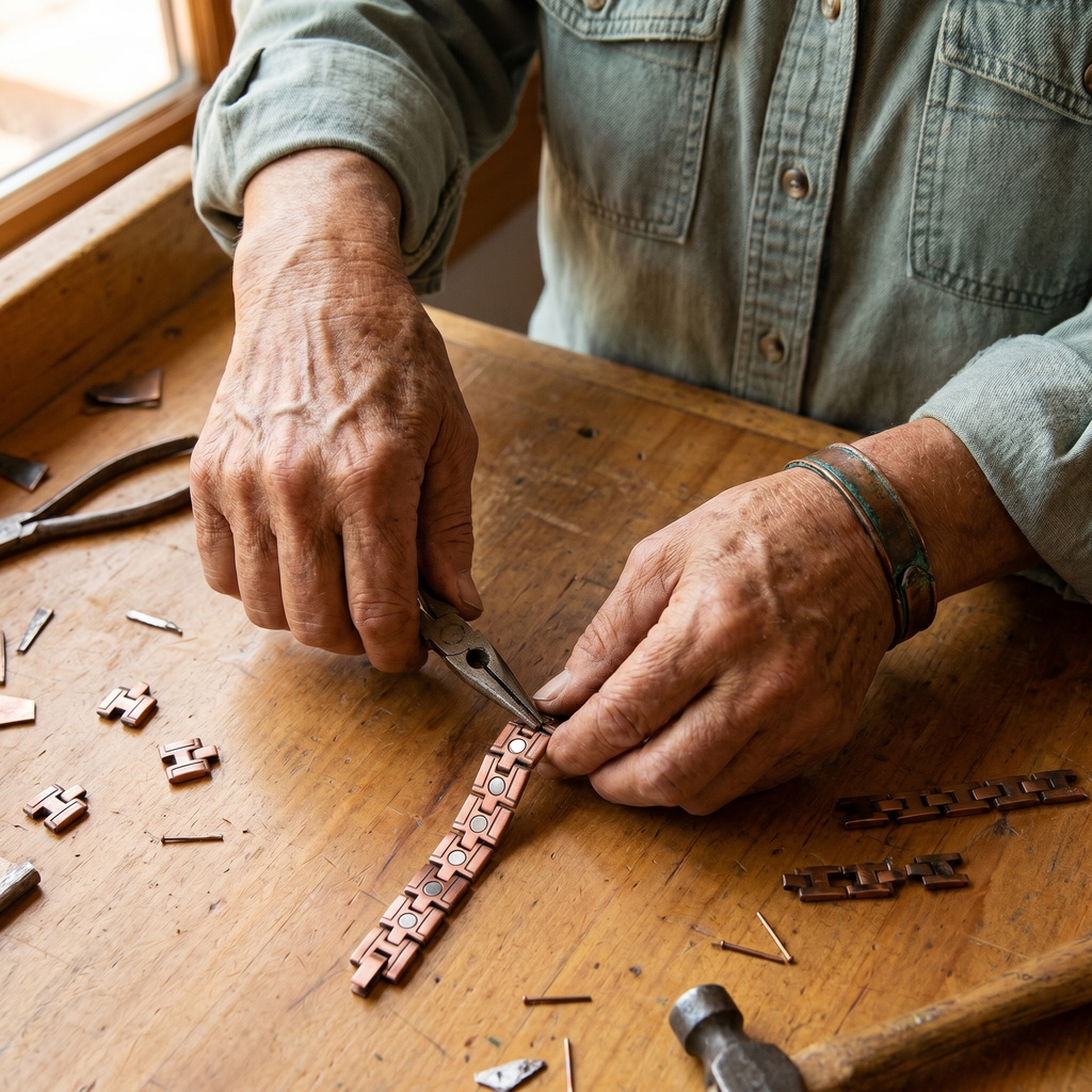 Bracciale in Rame da Uomo di Vera's Gorse