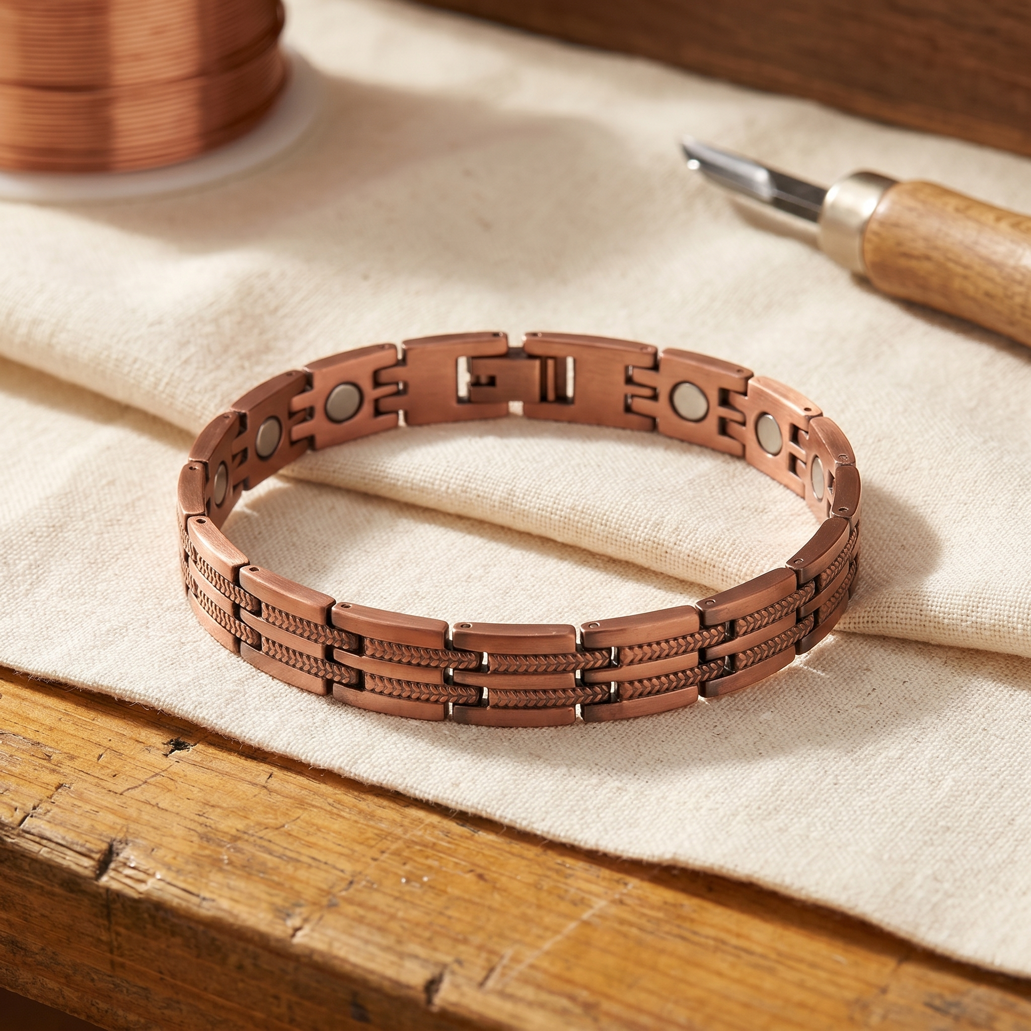 Bracciale da uomo in rame di Vera's Pike