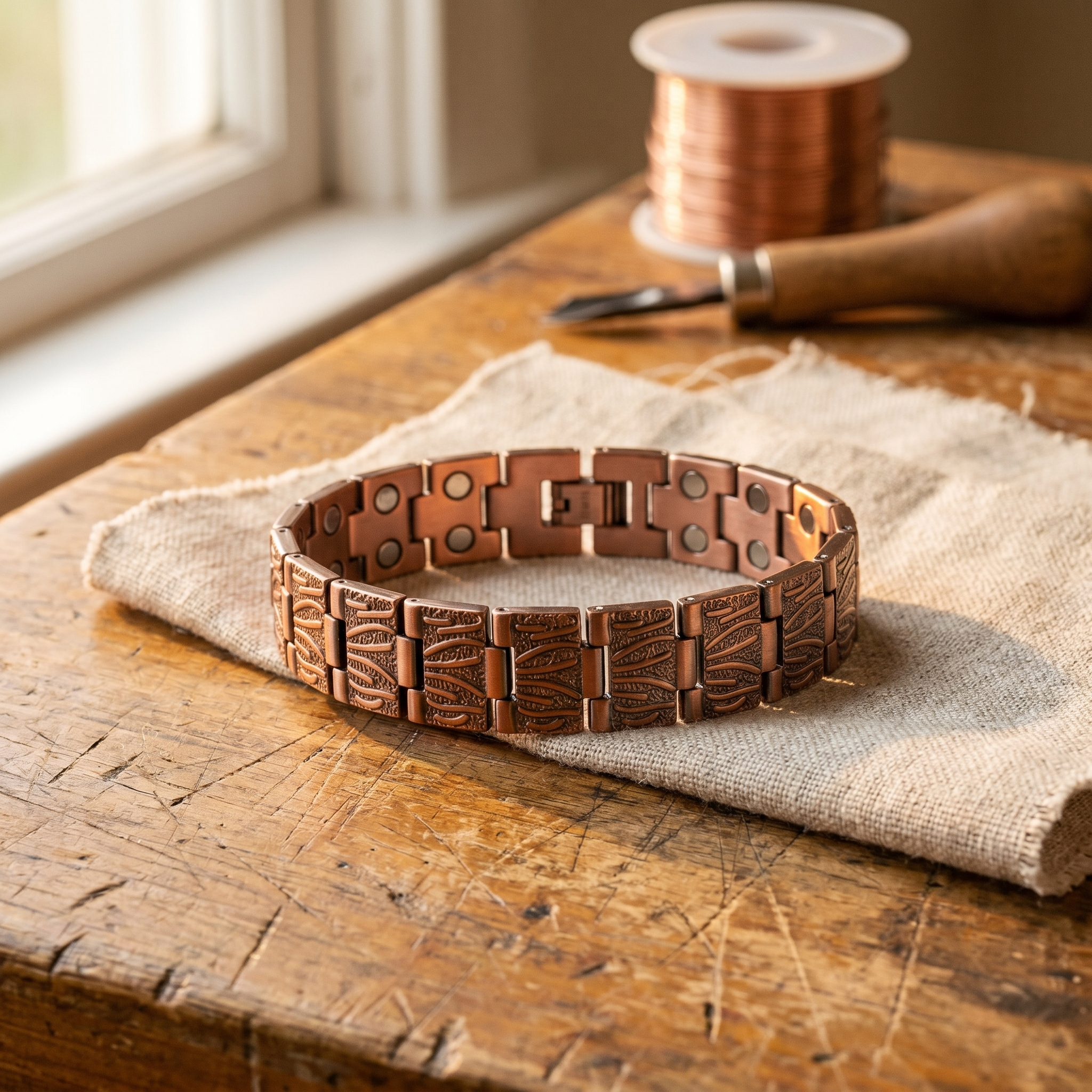Bracciale in Rame per Uomini di Vera's Grit